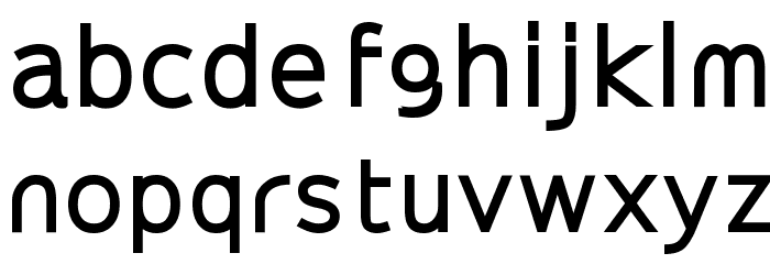 Extremame Bold Font LOWERCASE