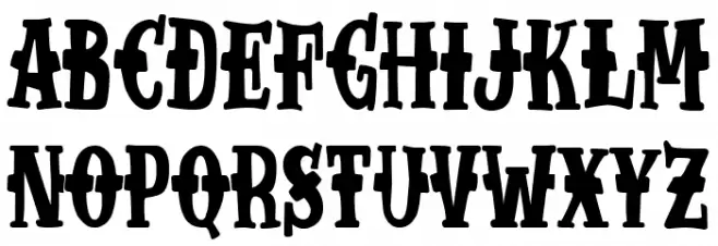 Extreme Cowboy 字体 小写