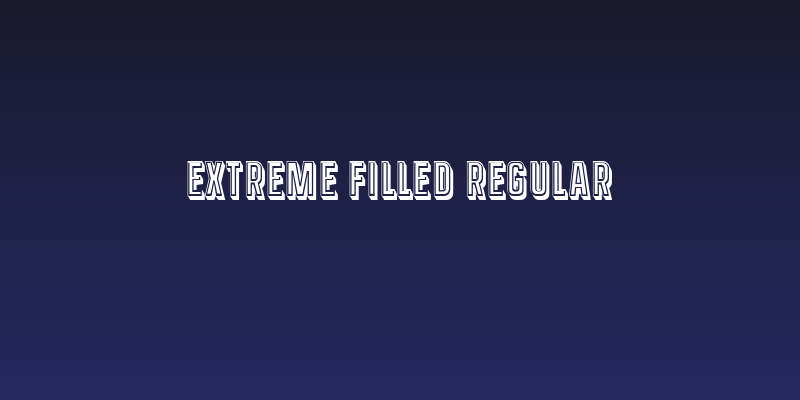 Extreme Filled Regular Social Header