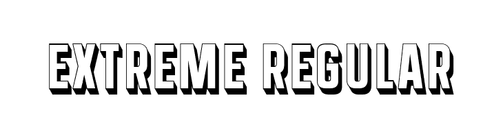 Extreme Regular  Free Fonts Download