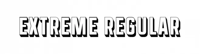 Extreme Regular  Frei Schriftart Herunterladen