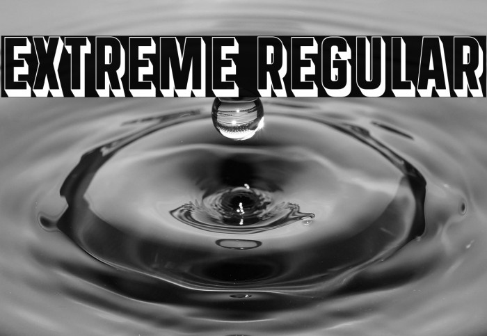 Extreme Regular Example 1