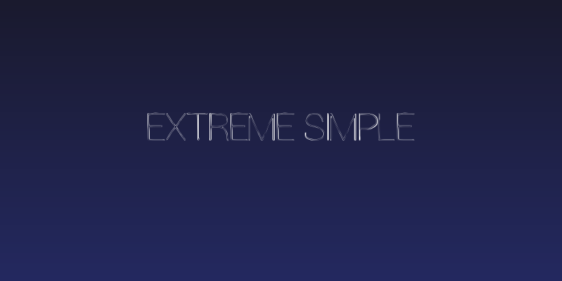 Extreme Simple Social Header
