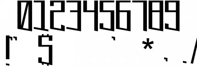 ExtremeRefresh Font Alte caractere