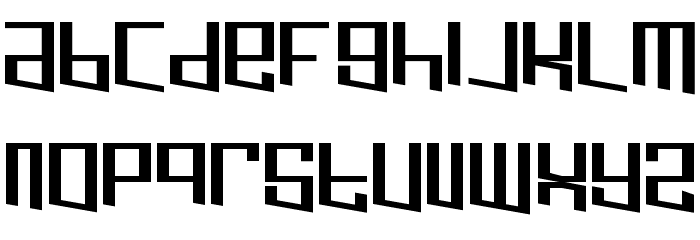 ExtremeRefresh Font LOWERCASE