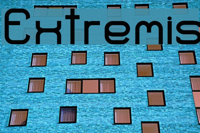 Extremis Font examples