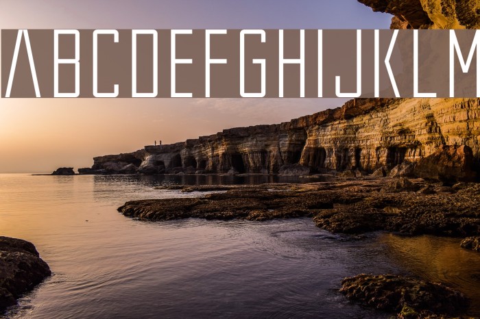 Extros Backstage Font examples
