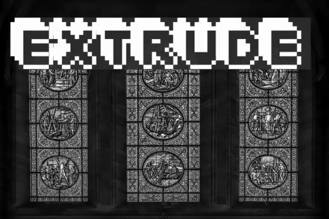 Extrude Font examples