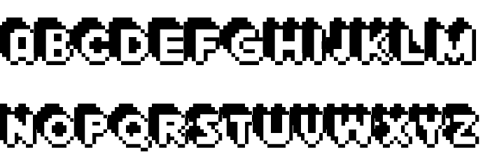 Extrude Font LOWERCASE