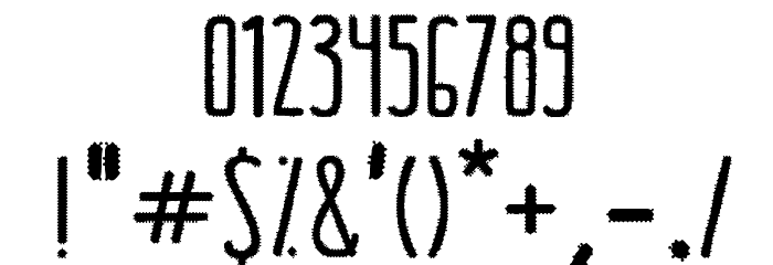 Extupida Font OTHER CHARS