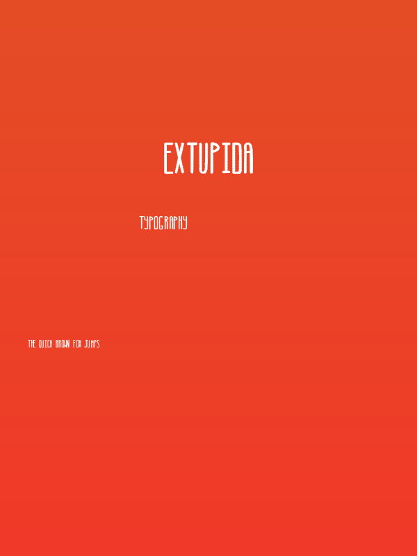 Extupida Poster