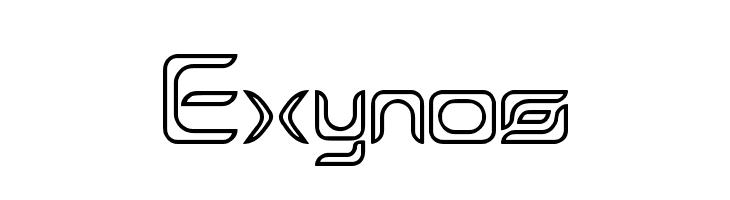 Exynos  Frei Schriftart Herunterladen