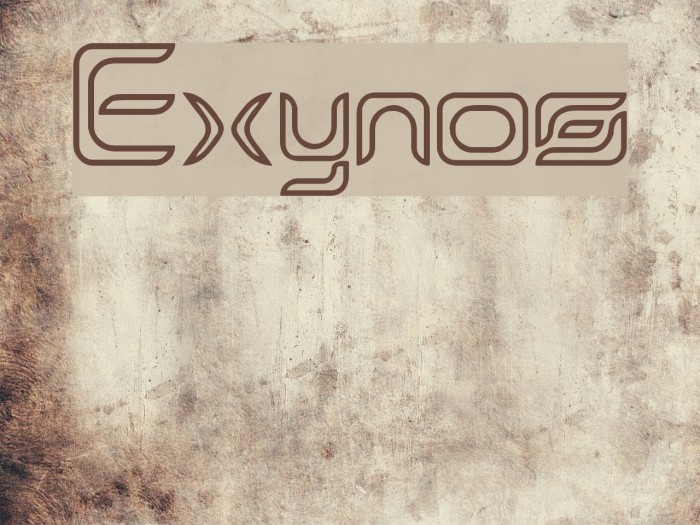 Exynos Font examples
