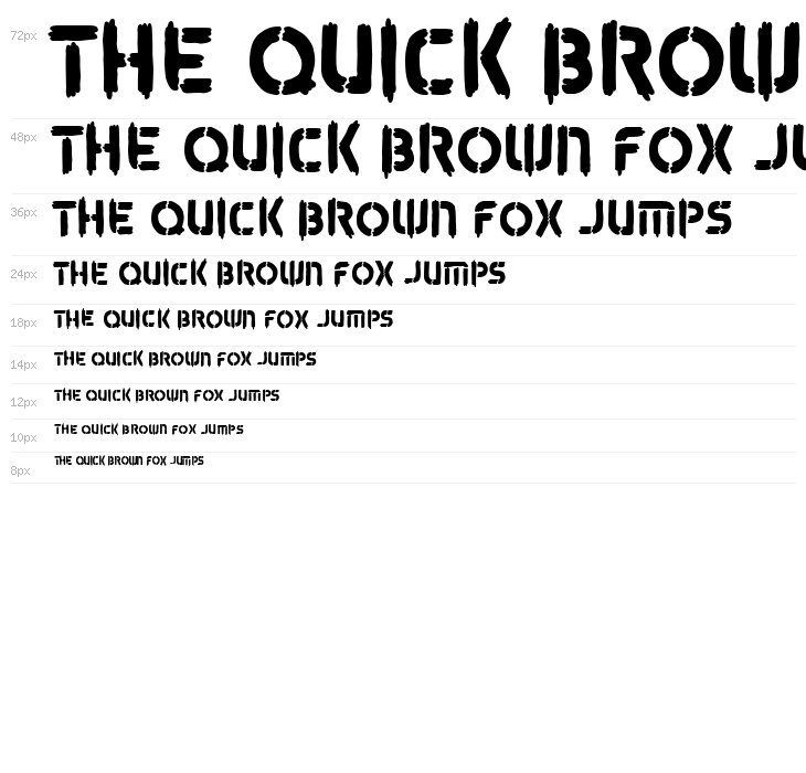 exotic stencil army Waterfall