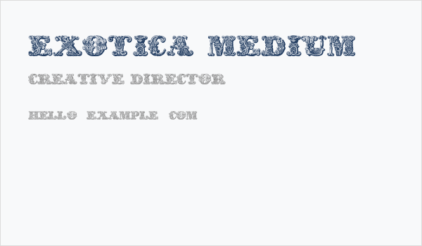 exotica Medium1 Business Card