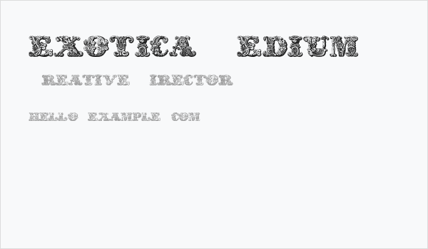 exotica Medium Business Card