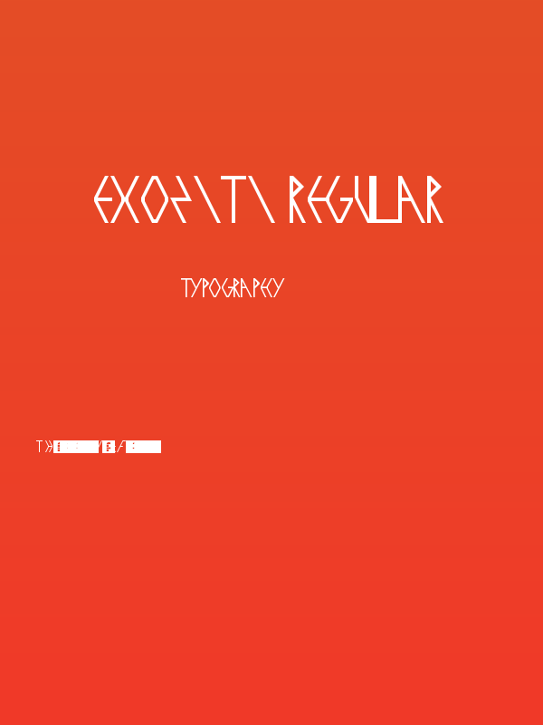 exoziti Regular Poster