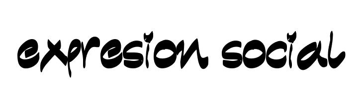 expresion social  नि: शुल्क फ़ॉन्ट्स डाउनलोड