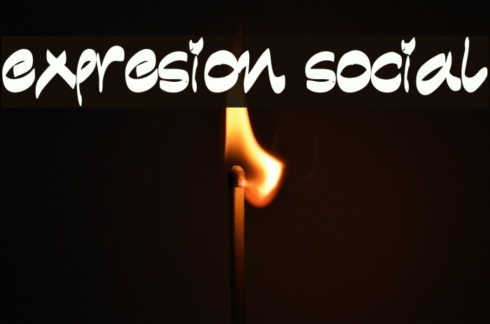 expresion social Font examples