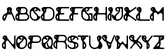 extra cheese Font LOWERCASE