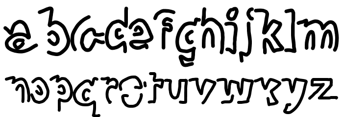 extra preview Font LOWERCASE