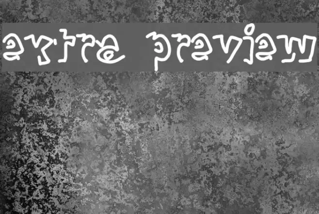 extra preview Font examples