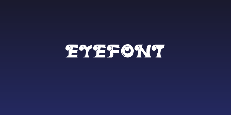 EYEfont Social Header