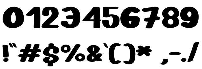 Eye Monsta Font OTHER CHARS