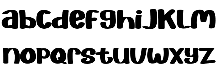 Eye Monsta Font LOWERCASE