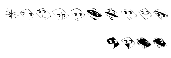 EyeBeings Font OTHER CHARS