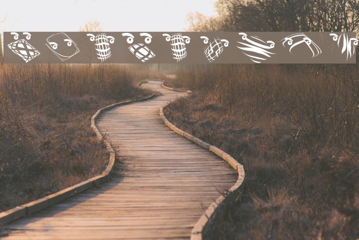EyeBeings Font examples