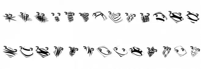 EyeBeings Caratteri MINUSCOLO