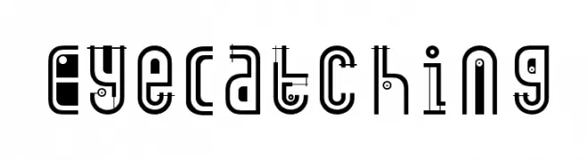 EyeCatching  Frei Schriftart Herunterladen