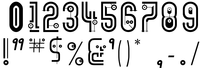 EyeCatching Font OTHER CHARS