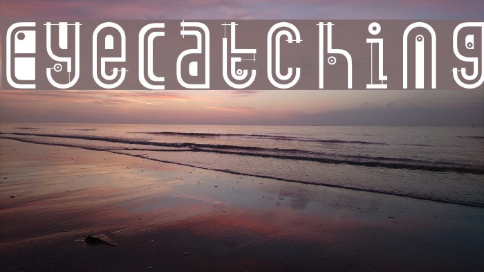 EyeCatching Font examples