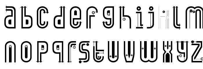EyeCatching Font LOWERCASE