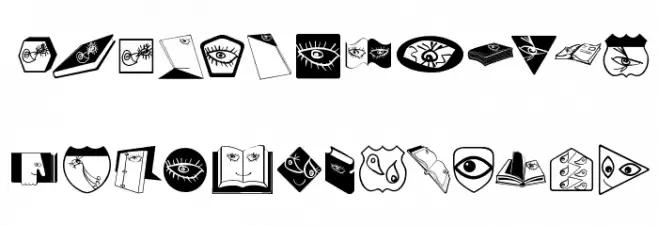 EyeEye Font Litere mari