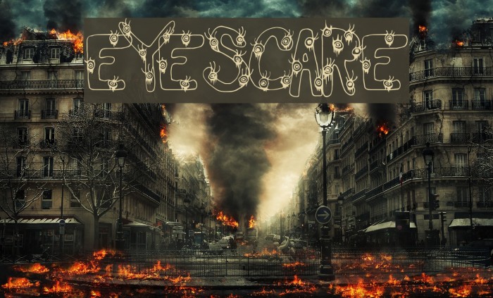 EyeScare Font examples