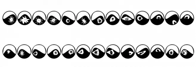Eyeballs फ़ॉन्ट लोअरकेस