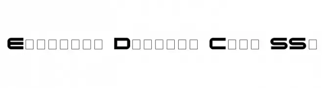 Eyechart Display Caps SSi  les polices de caractères gratuit tlcharger