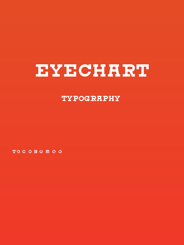 Eyechart Poster