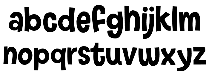 Eyeful DEMO Regular Font LOWERCASE