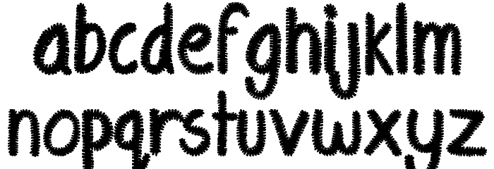 Eyeliner Tattoo Schriftart Kleinbuchstaben