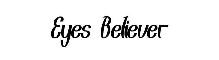 Eyes Believer Fonte