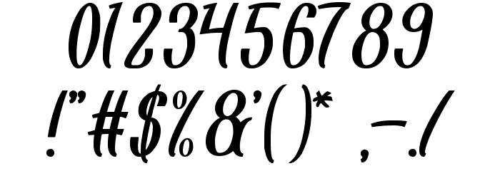 Eyes Believer Font OTHER CHARS