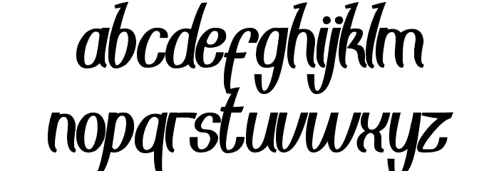 Eyes Believer Font LOWERCASE