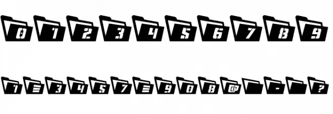 Eyes Only 3D Font OTHER CHARS