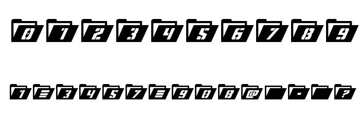 Eyes Only Italic Font OTHER CHARS