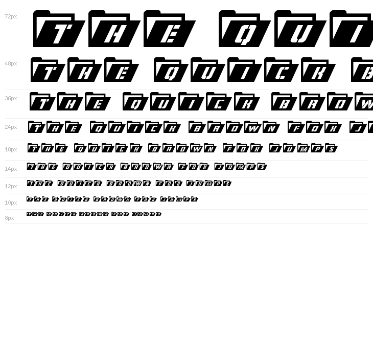 Eyes Only Italic Waterfall