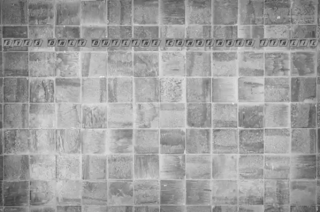 Eyes Only Outline Condensed Italic Font examples